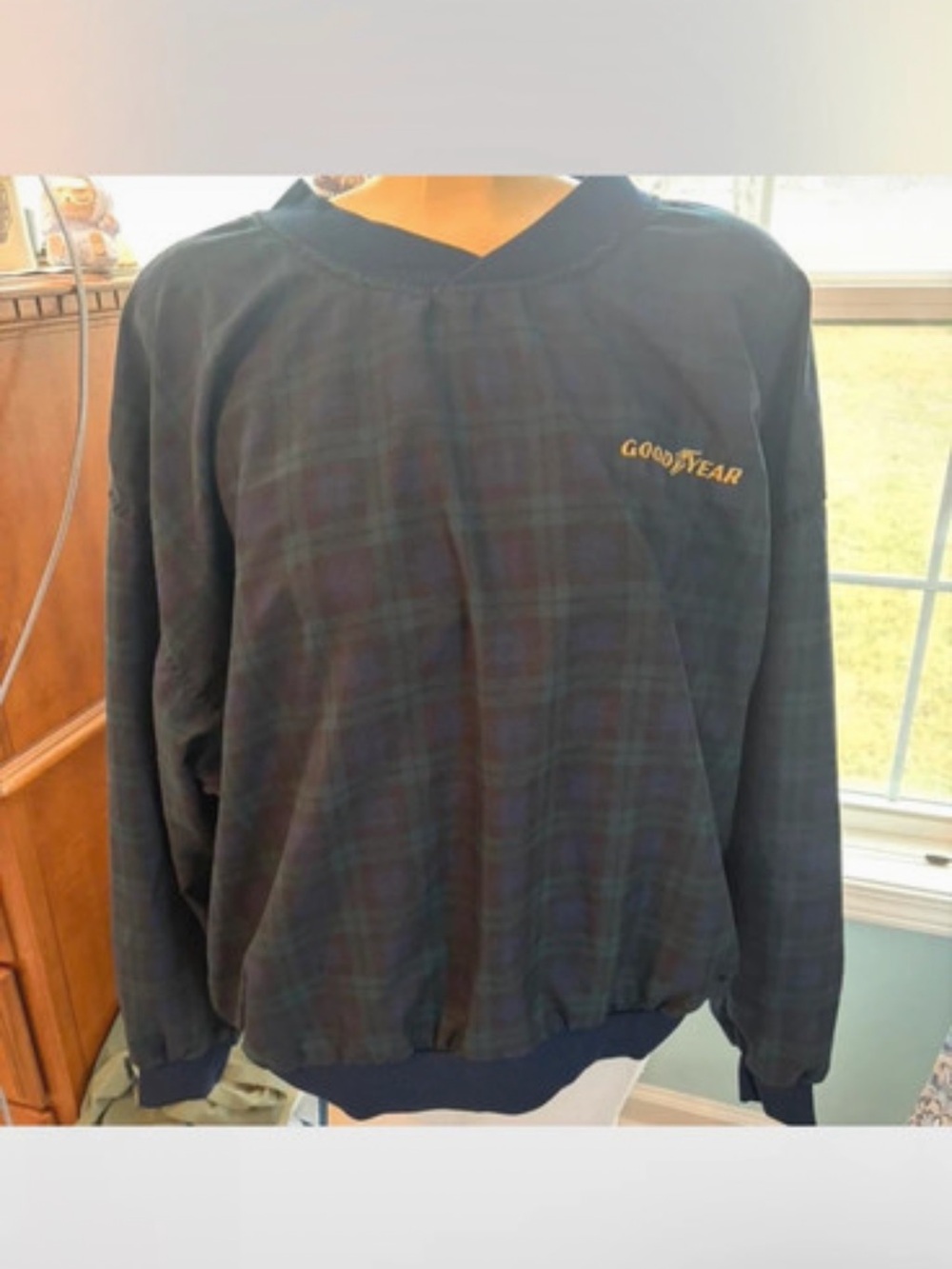 Vintage Goodyear Checkered Golf Jacket - Picture 2 of 4